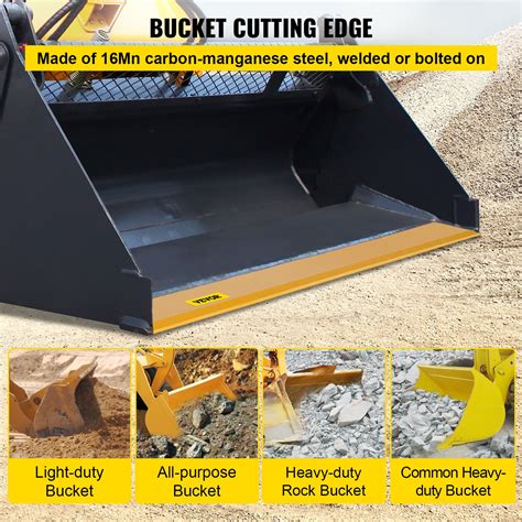 78 inch skid steer bucket|72 weld on cutting edge.